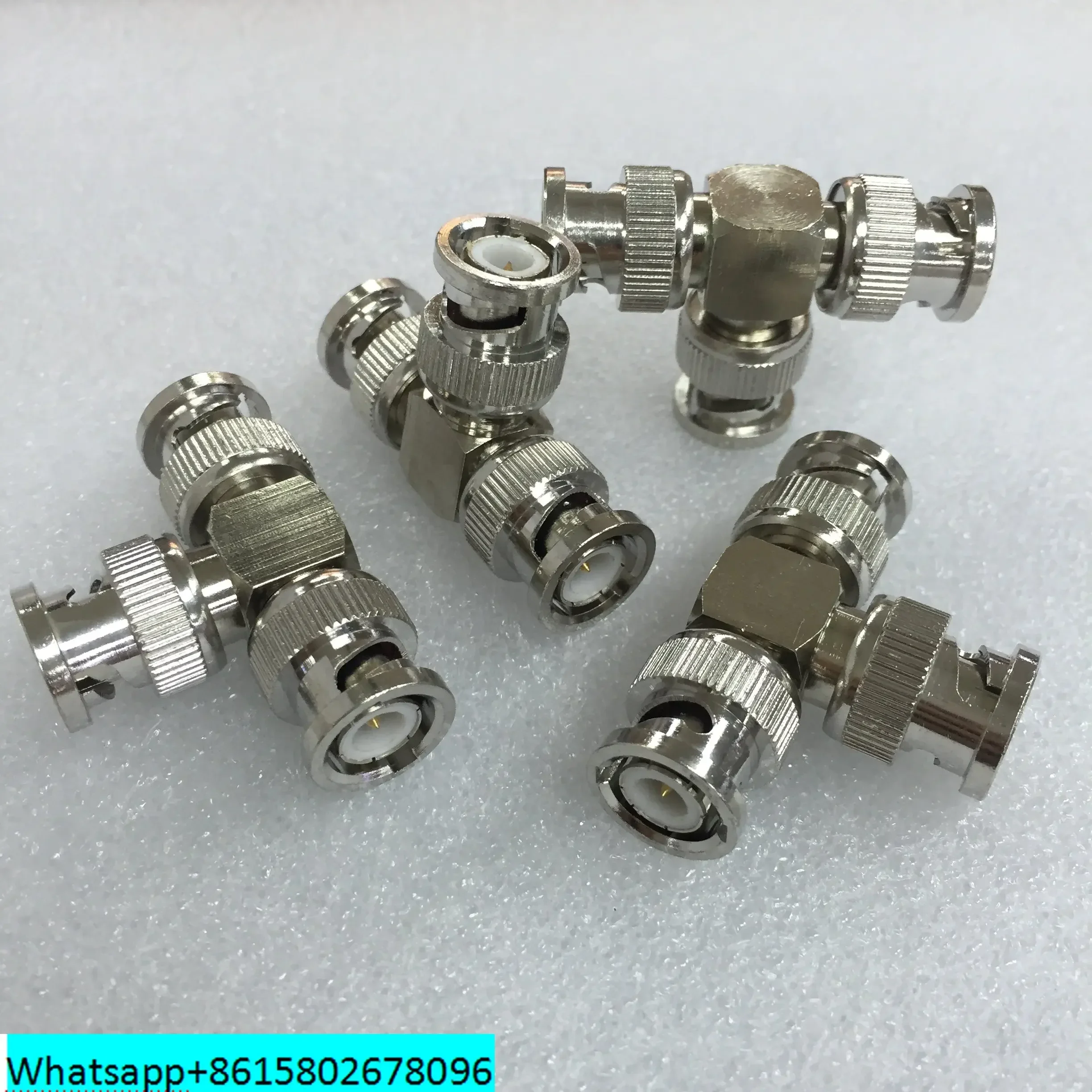 BNC-JJJ محول محوري نحاس BNC سنتيمتر واحد اثنين مشترك ثلاثي الاتجاه مراقبة الفيديو راسم الذبذبات Q9 تحويل الرأس