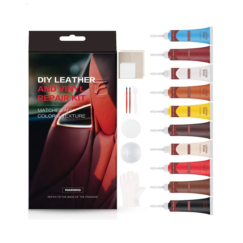 Auto Vinyl and Leather Repair Kit Car Seat Sofa Coats Leather Repair Cream Filler Complementary Refurbishing Car Accessories