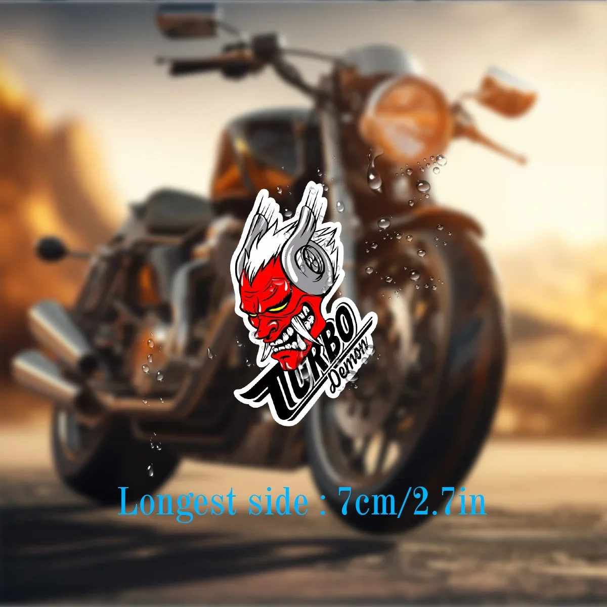 4 قطع/مجموعة "ملصق سيارة Turbo Demon للضبط، ملصق بتصميم منفعل، ملحق سيارة مميز لعشاق الهادئ، ديكور سيارة جريئة"