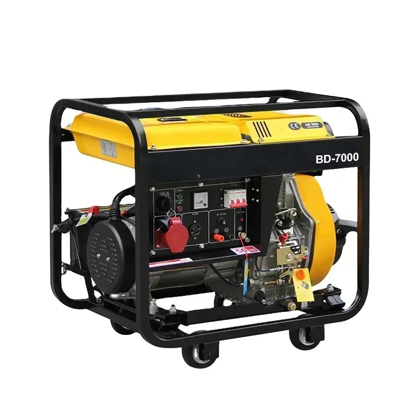 110V 120V 220V 230V 240V 6.5KW 6KW 7KW 8KW open frame single three phase power diesel generator