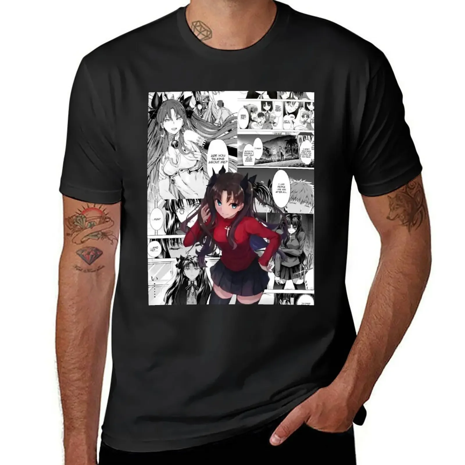 

Rin Tohsaka T-Shirt man t shirt custom shirt vintage t shirt men