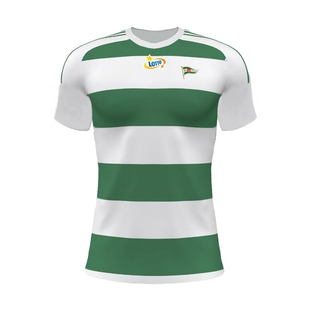 

24/25 Lechia Gdansk Home Jerseys Men's Breathable T-Shirts Lechia Gdansk Away Jerseys Football Training Sports T-Shirts Top