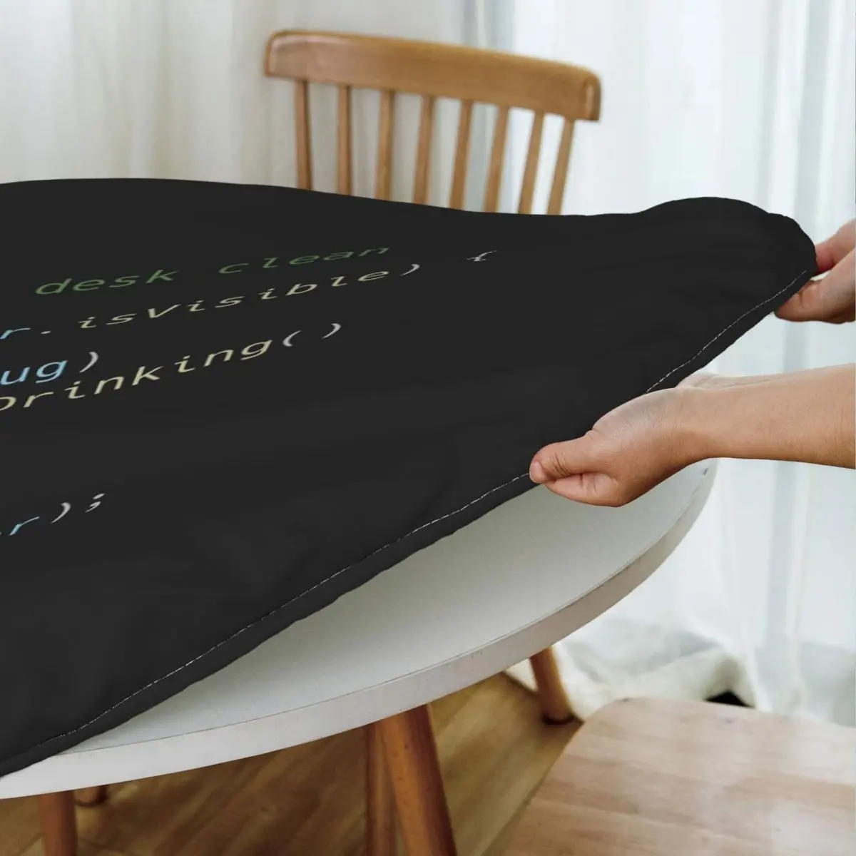 The Perfect Coaster For Programm Waterproof Round Tablecloth Oilproof Table Cloth for Kitchen Events Dining Table Cover