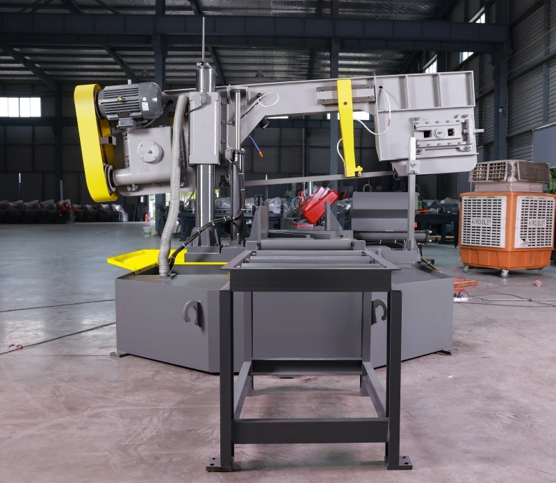 High Precision CNC Metal Band Saw Machine | Automatic Horizontal Bandsaw for Steel Cutting with CE Certification