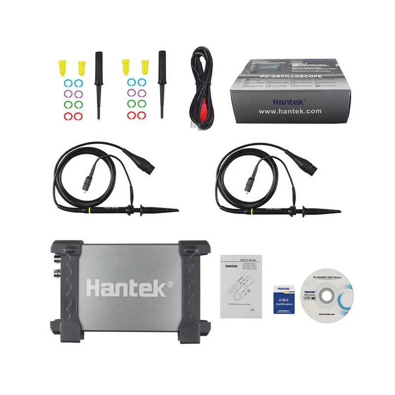 

Hantek 6022BE Bandwidth 20MHz Sampling Rate 48M Double Channel Oscilloscope NTEK Economic Oscilloscope