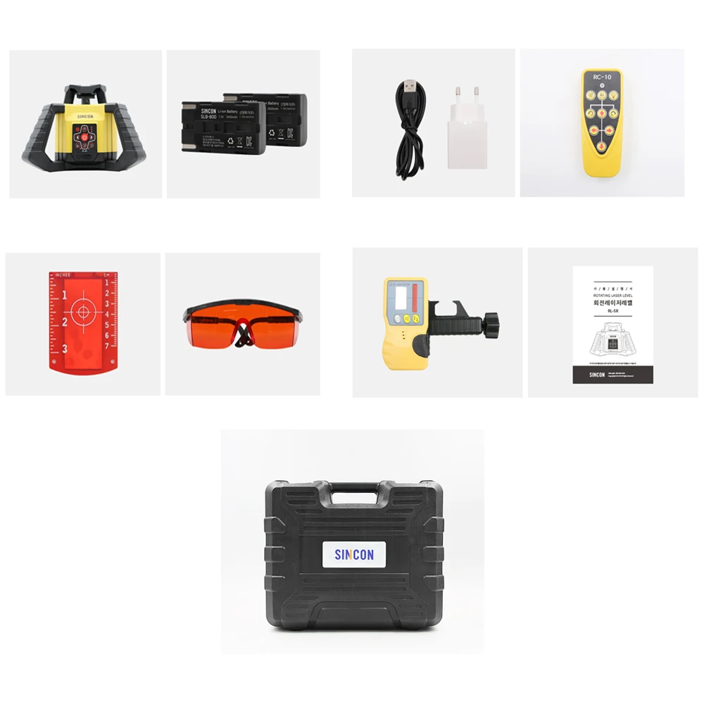 

Professional Auto-Rotating 1000m Green Rotary Level 360 Degree Self-Leveling Construction Tool