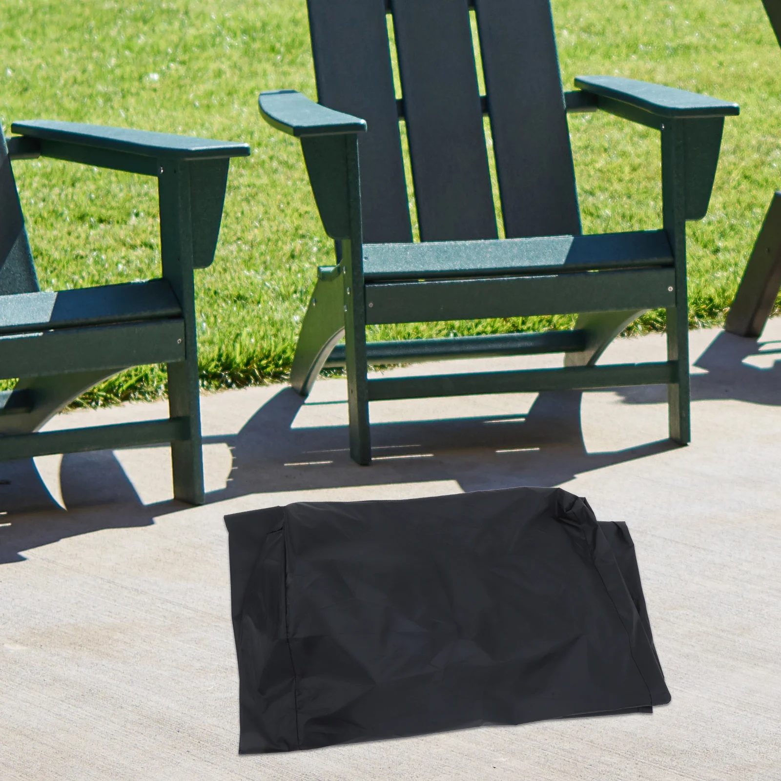 

Chaise Lounge Cover Oxford Material Dust Moisture Wind Proof Folding Lightweight Cover for Garden Patio Furniture Shelter