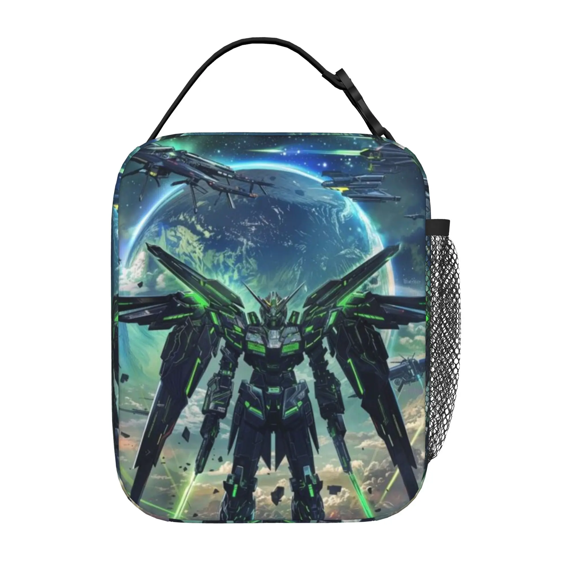 Zurück zur Schulsaison: Gundam Meal Bag Robot Movies (8) Große Kapazität, gute Qualität, Lunch-Tasche für die tägliche Aufbewahrung von Lebensmitteln
