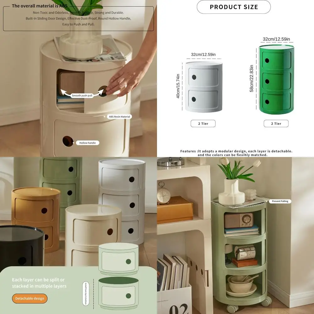 

Современная зеленая тумбочка с 3 ящиками, универсальный приставной столик для хранения вещей для гостиных и спален