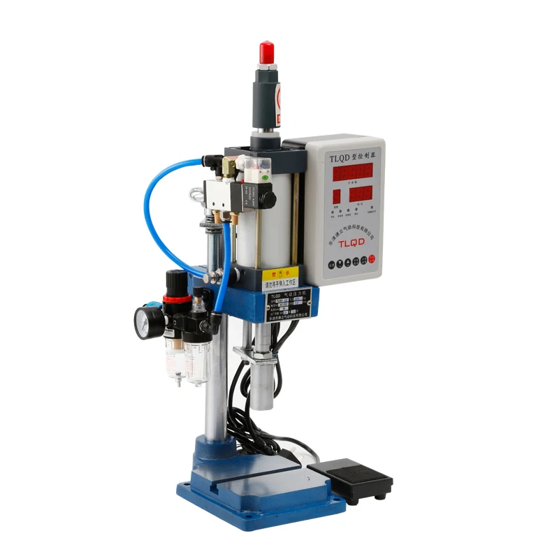 Small Pneumatic Punching Machine 200kg Single Column 63 Type Bench Press High Precision Riveting Machine 220V