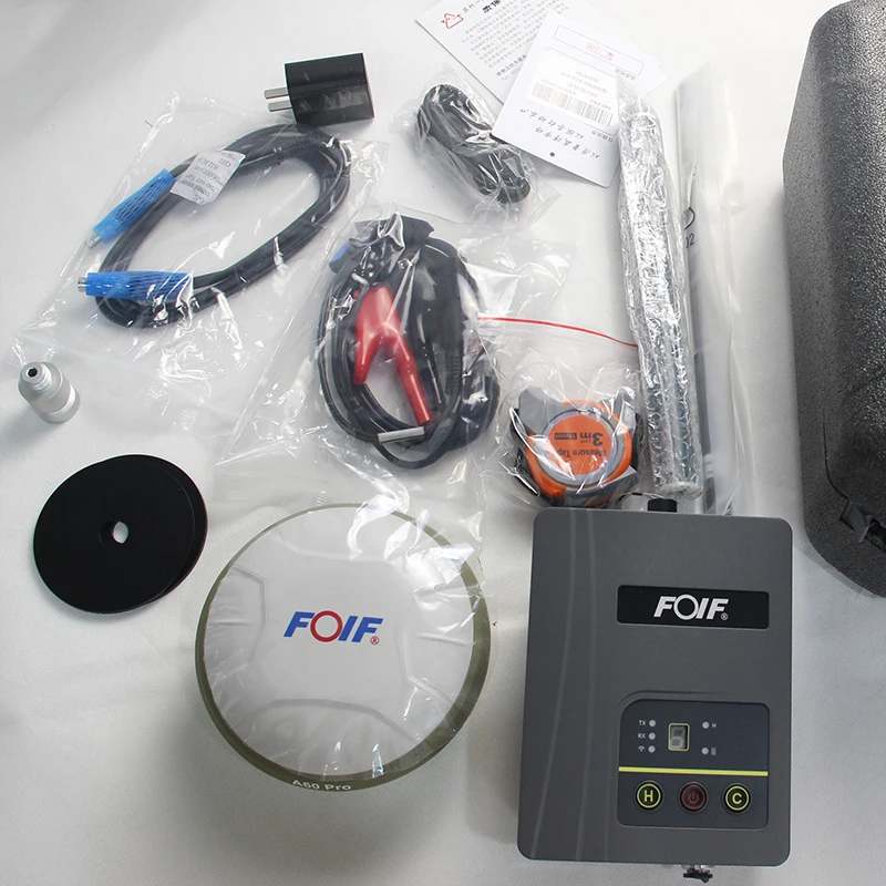 

GNSS RTK-приемник FOIF A60 PRO (база и ровер) и высокоточный GPS-приемник FOIF A90 RTK с постоянным кодом