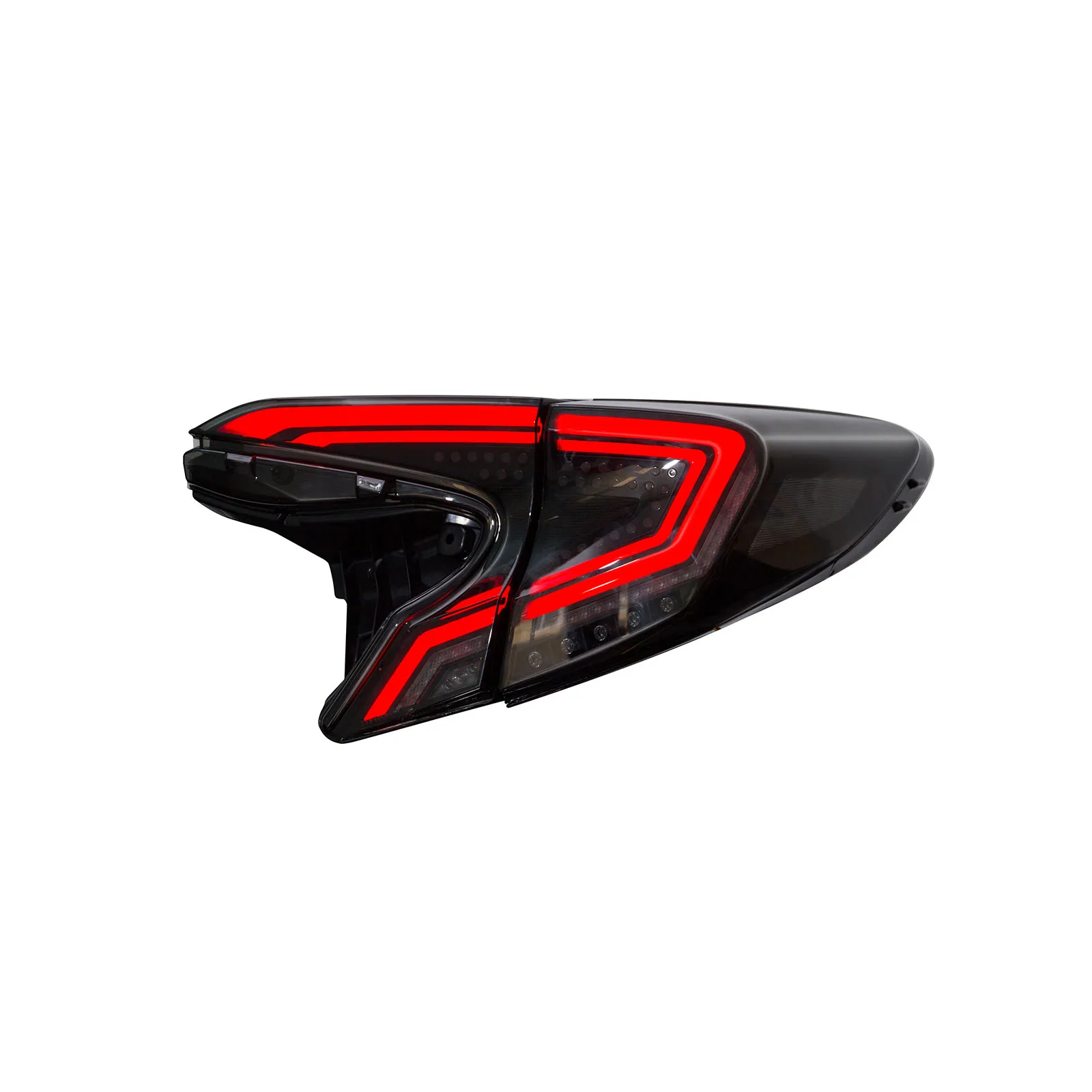 

LED Tail Lights for C-HR 2018-2019 - Running/Turn/Brake/Reverse, Black Housing, Plug & Play