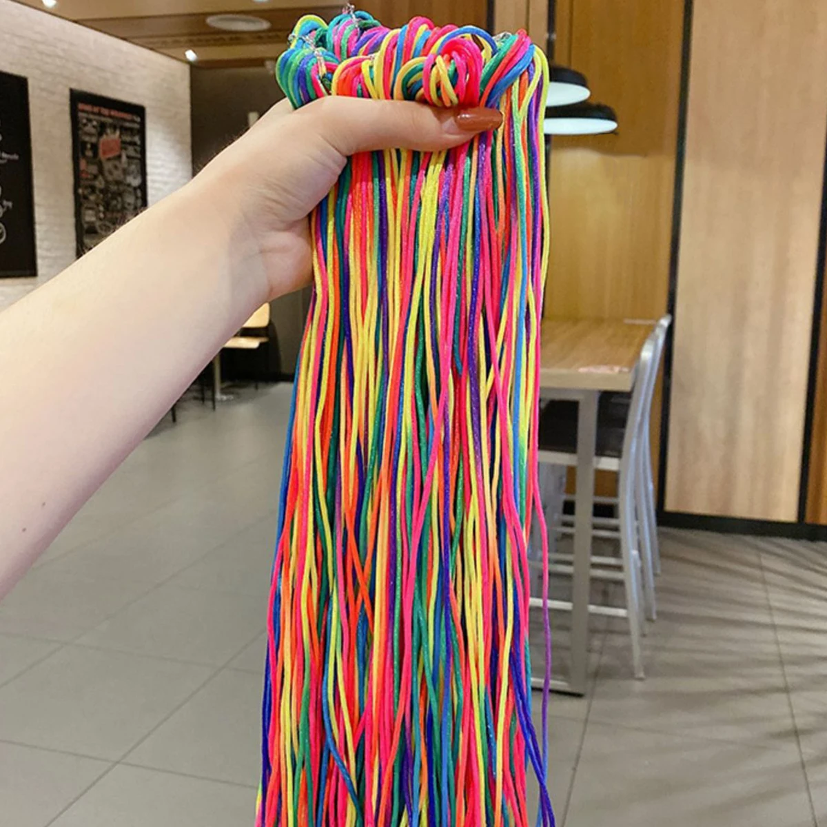 Hair Bands Braiding Hair Accessories Rainbow Braiding Colourful Hair Strands Girls Children Fashion Wrap ropes Braided hair