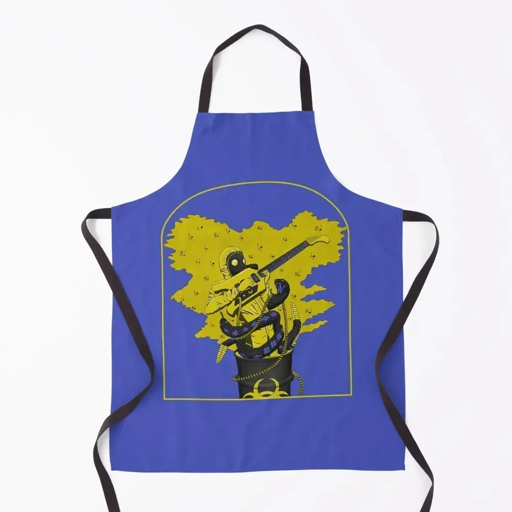 

King Gizzard and the Lizard Wizard Flying Microtonal Banana Apron waterproof for women Utensils For Kitchen Apron
