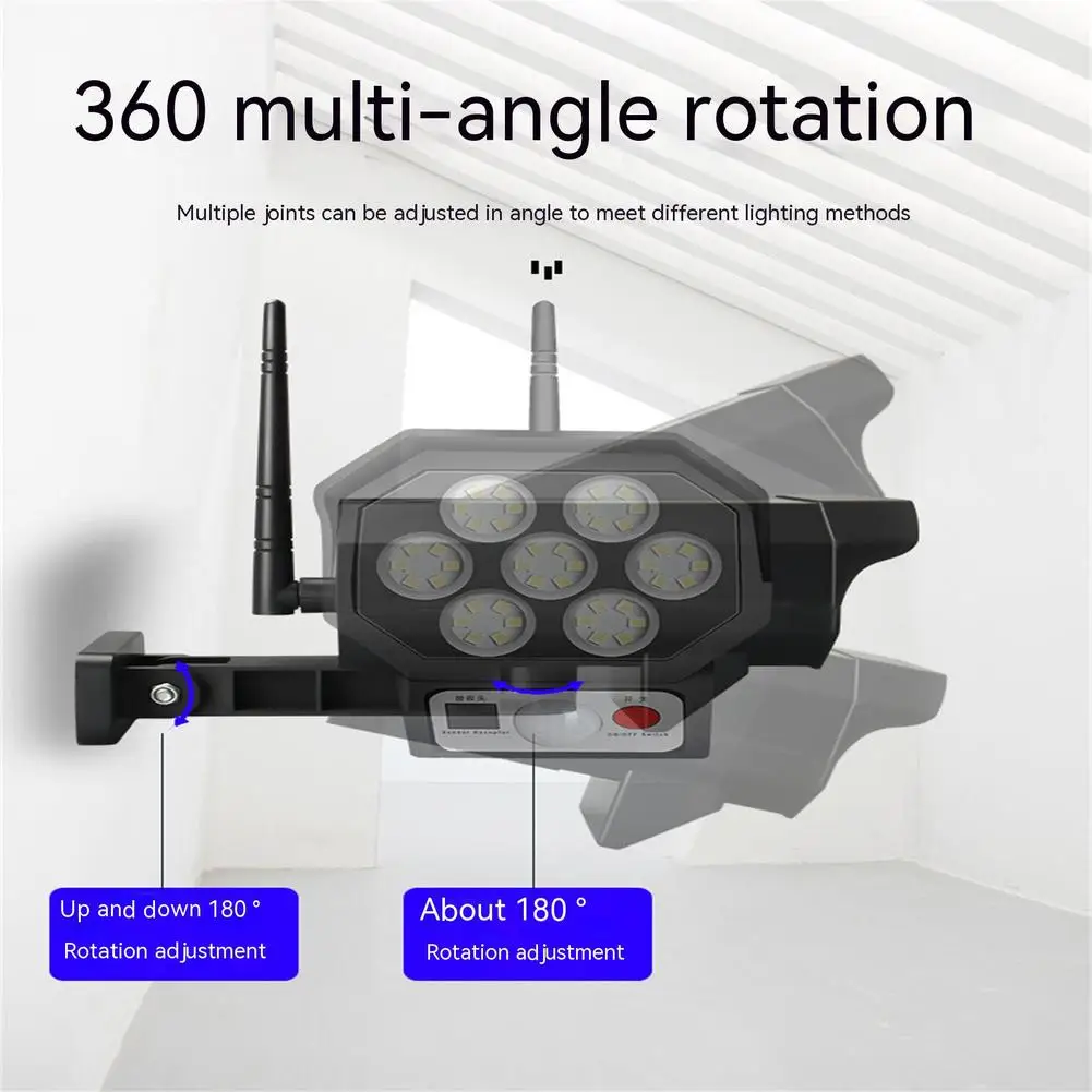 42led Solar Sicherheit Licht Bewegungs sensor Simulation Outdoor gefälschte Kamera ländlichen Garten Hinterhof Wand leuchte IP65 wasserdichte Lampe