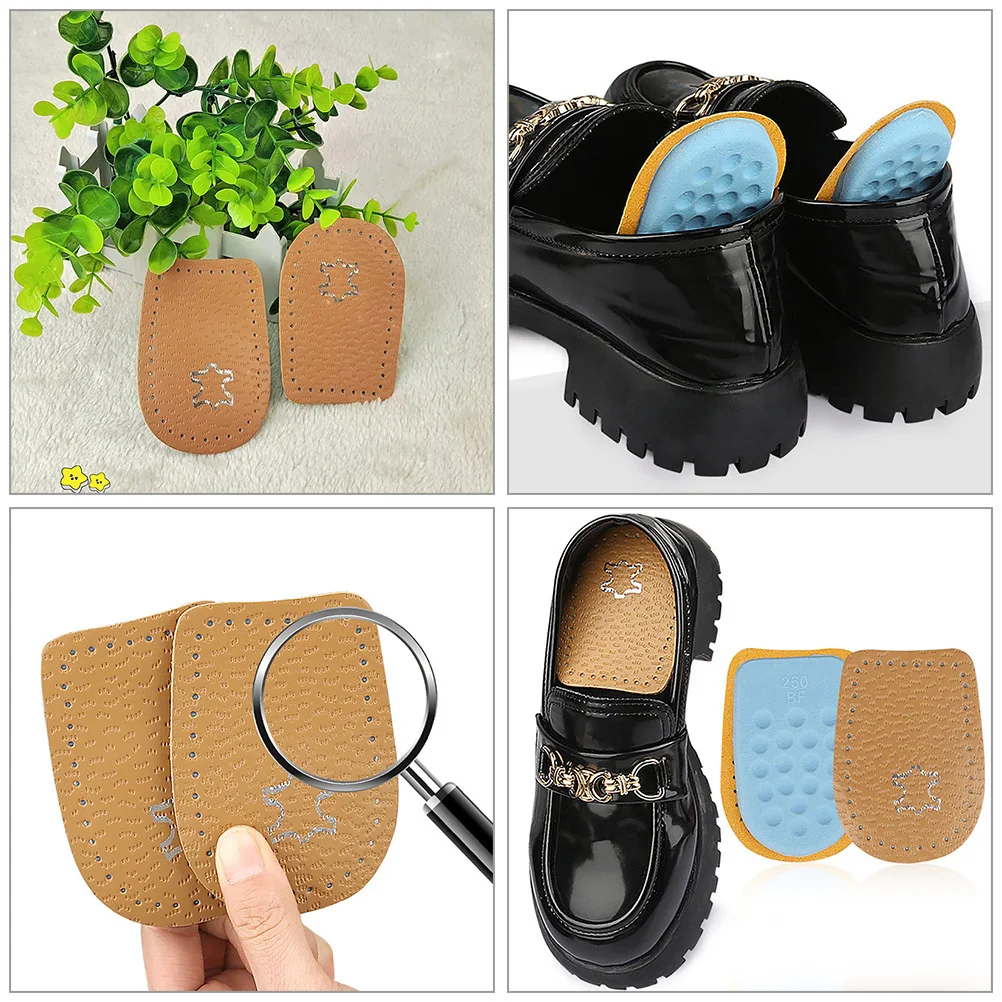 

1Pair Comfortable Heel Pads Latex Non-Slip Shoe Inserts Cushion Support for Men Women Walking Hiking Heel Pads for Shoes