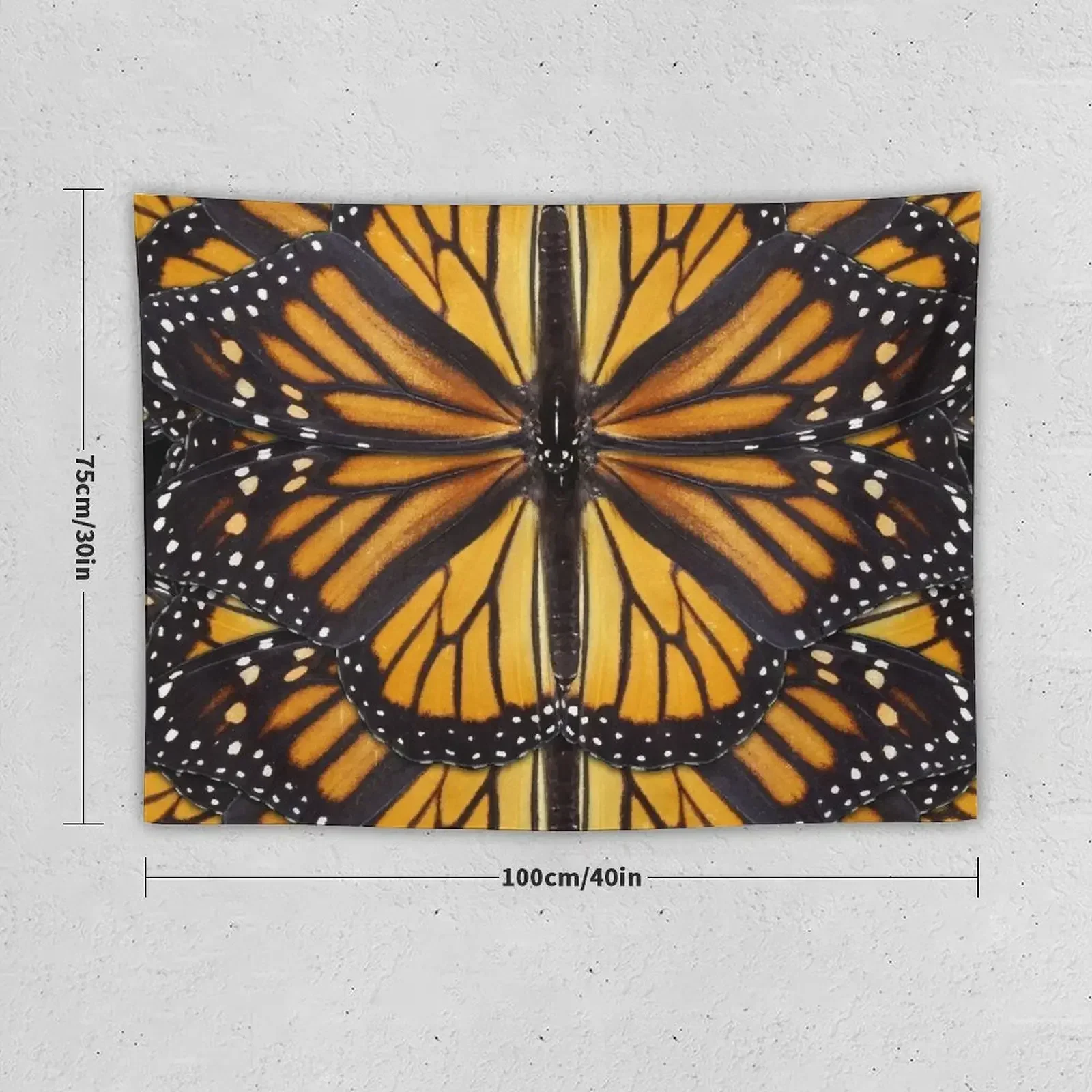 Monarch Butterfly Mandala Tapestry Aesthetic Room Decoration House Decor Tapestry