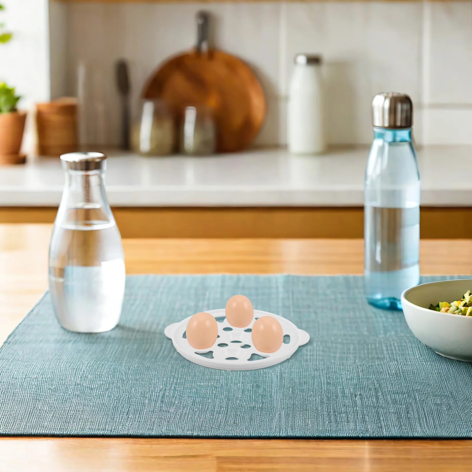 

Plastic Egg Boiler Rack 15Cm Steam Cooking Tray for Household Pots Multipurpose Steamer Insert for Eggs Potatoes Sweet Corn