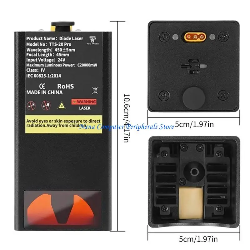 F68C TTS-20PRO Profesional 20W Modul Perlindungan Mata Air Assist Fast Precise