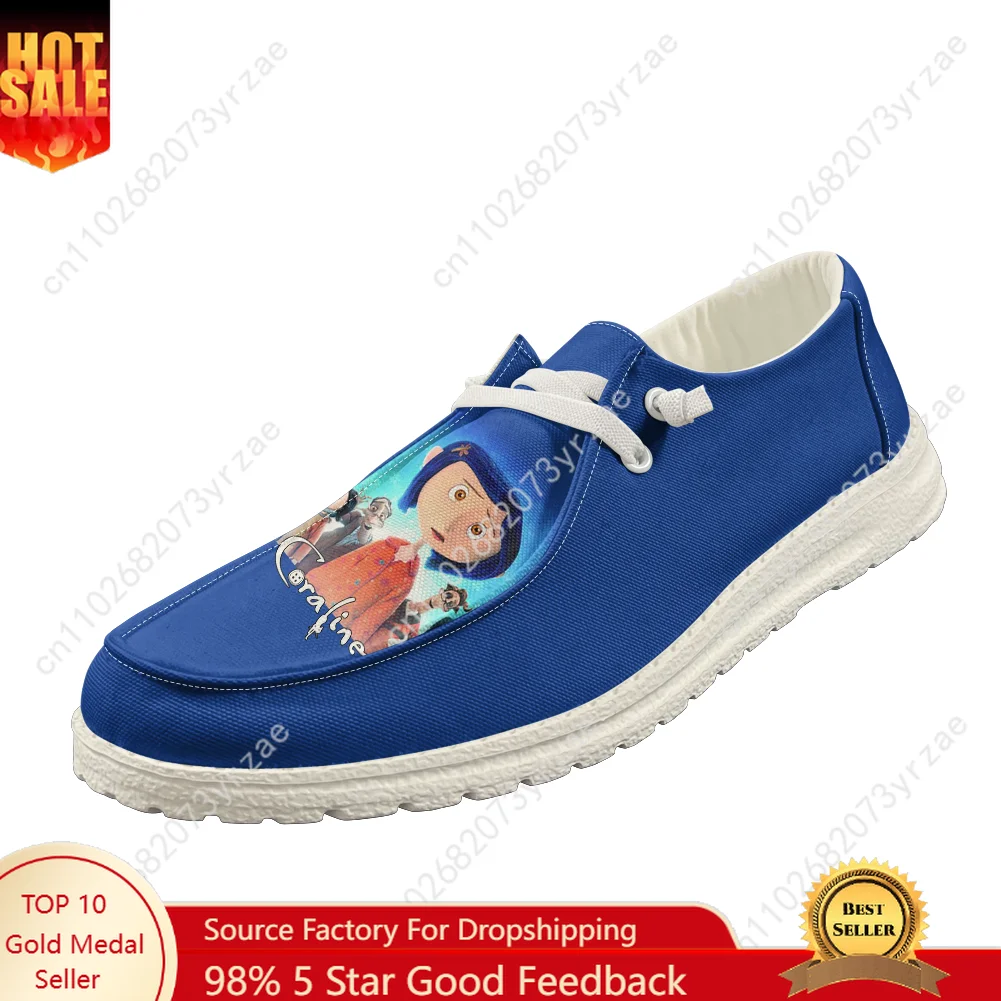

Coraline Casual Shoes Mens Womens Breathable Flat Footwear Indoor Outdoor Lightweight Fashion Pattern Shoes Custom Made Shoes