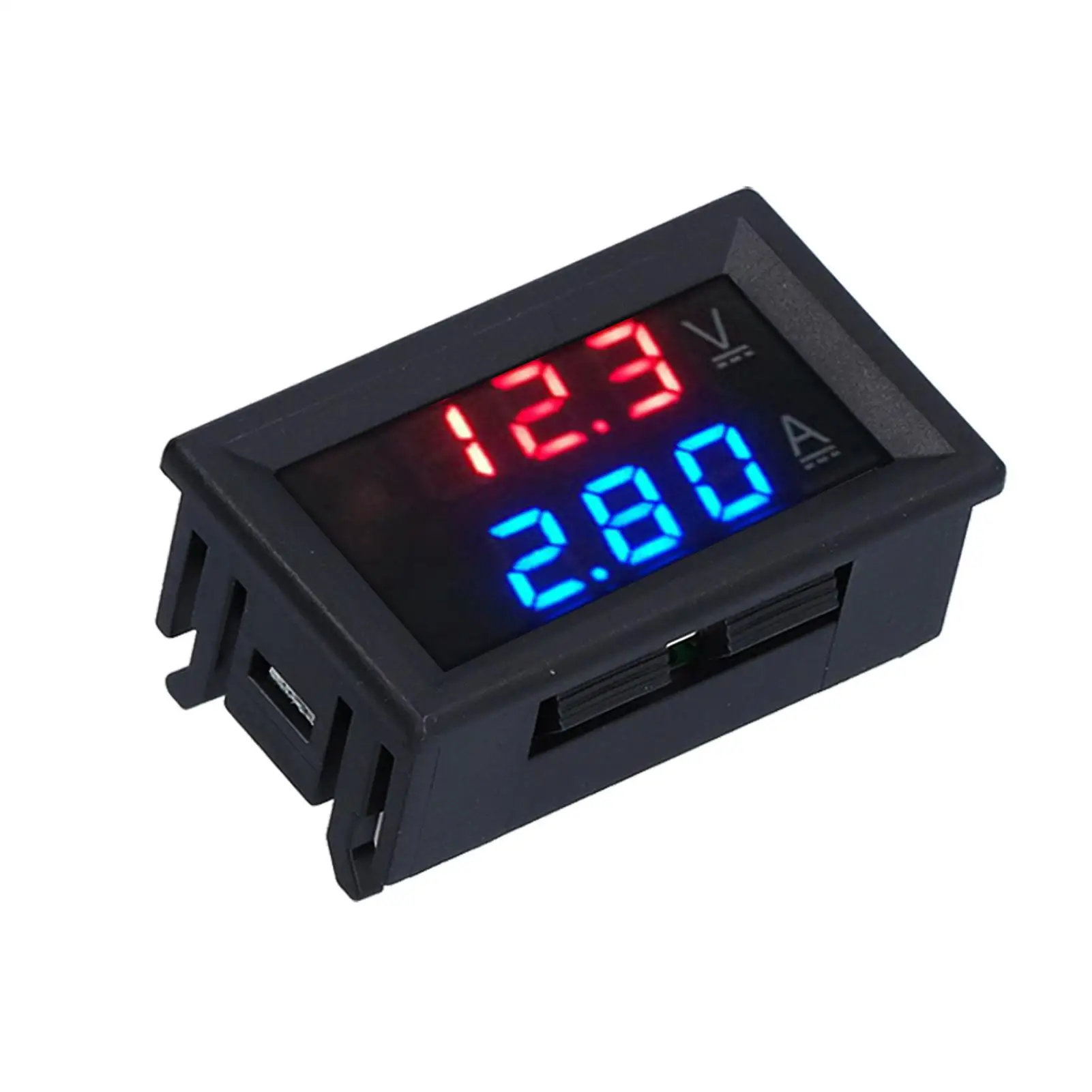 Dual LED Digital Voltmeter Ammeter DC 0-100V Voltage & Amperage Measurement Meter