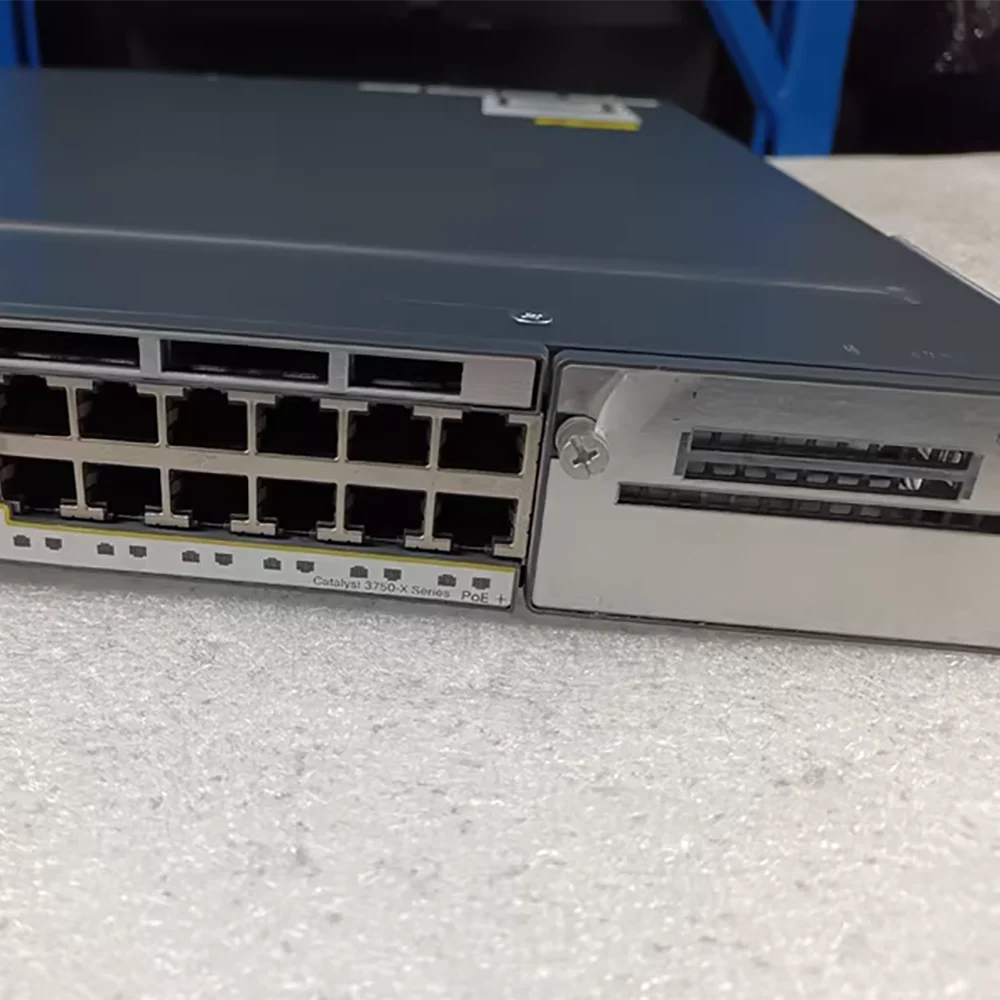WS-C3750X-48P-L 48 port Gigabit POE Switch