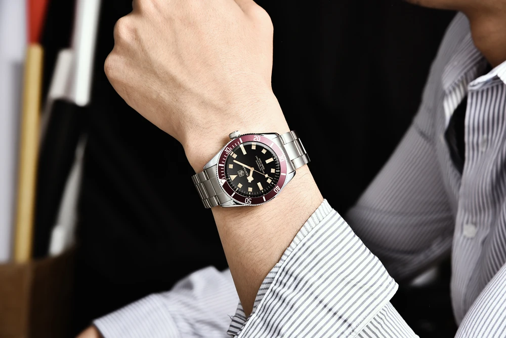 2026 Neue BENYAR Herren Luxus Automatikuhren Mechanische Business Wasserdichte Armbanduhr für Männer Sport Leuchtende Herren Armbanduhr – Detail 7
