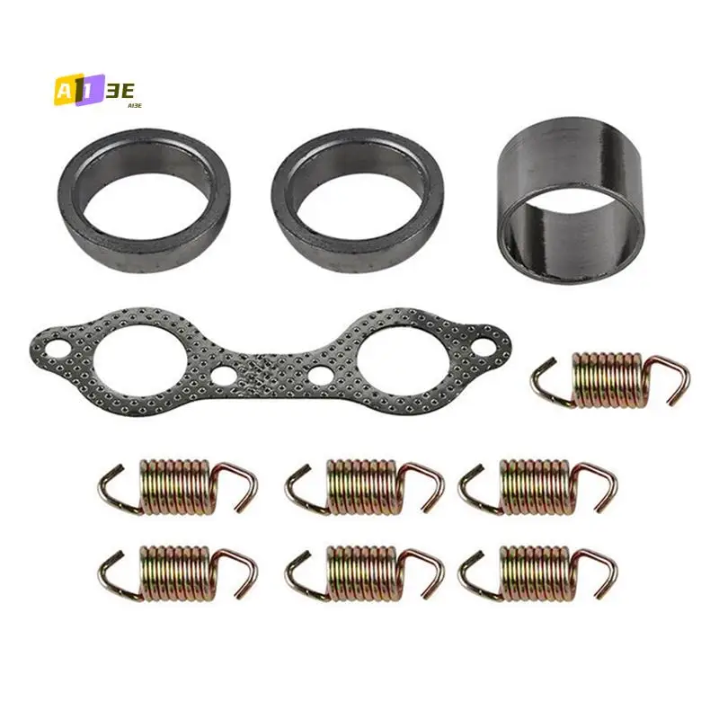 

A03E-UTV Exhaust Pipe Manifold Gasket And Spring Rebuild Kit Accessories For Polaris RZR 800 2008-2010 5811511 3610047 5250091