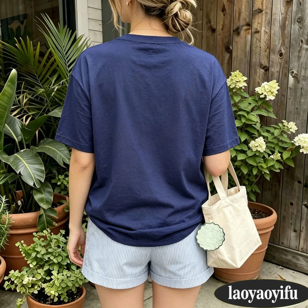 T-shirt fantaisie en coton à m - Summer Clothing Drawing avis et prix