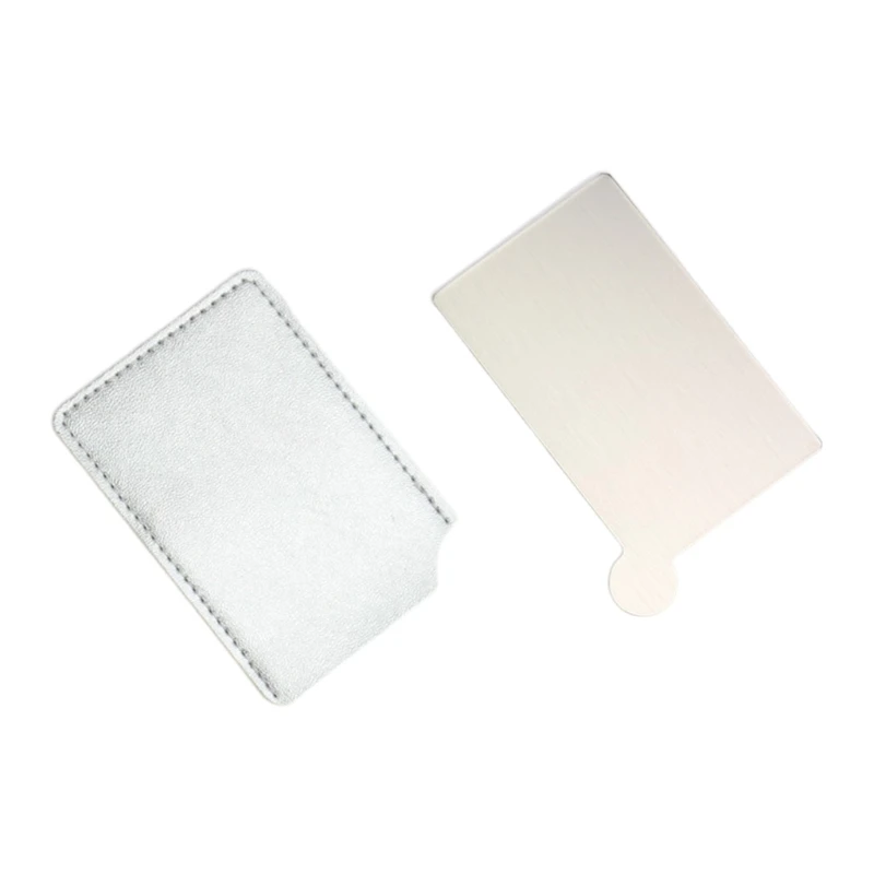 Không Thể Phá Vỡ Thép Không Gỉ Màu Sắc Chống Vỡ Gương Trang Điểm Mỹ Phẩm Động Du Lịch Chống Vỡ Gương Trang Điểm