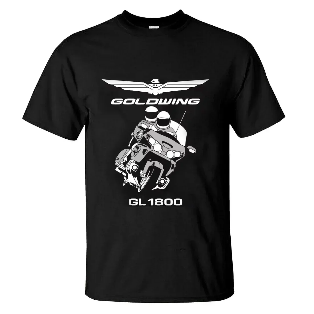 Effex Goldwing GL1800 Motorcycle T-Shirt Black Streetwear Tees Men Women Cotton Oversized Short Sleeve High Quality Casual Tops