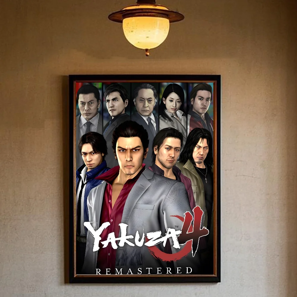 ملصق لعبة Yakuza Like a Dragon عالي الدقة على الحائط اللاصق المقاوم للماء وغرفة المعيشة المنزلية وغرفة النوم والديكور الجمالي
