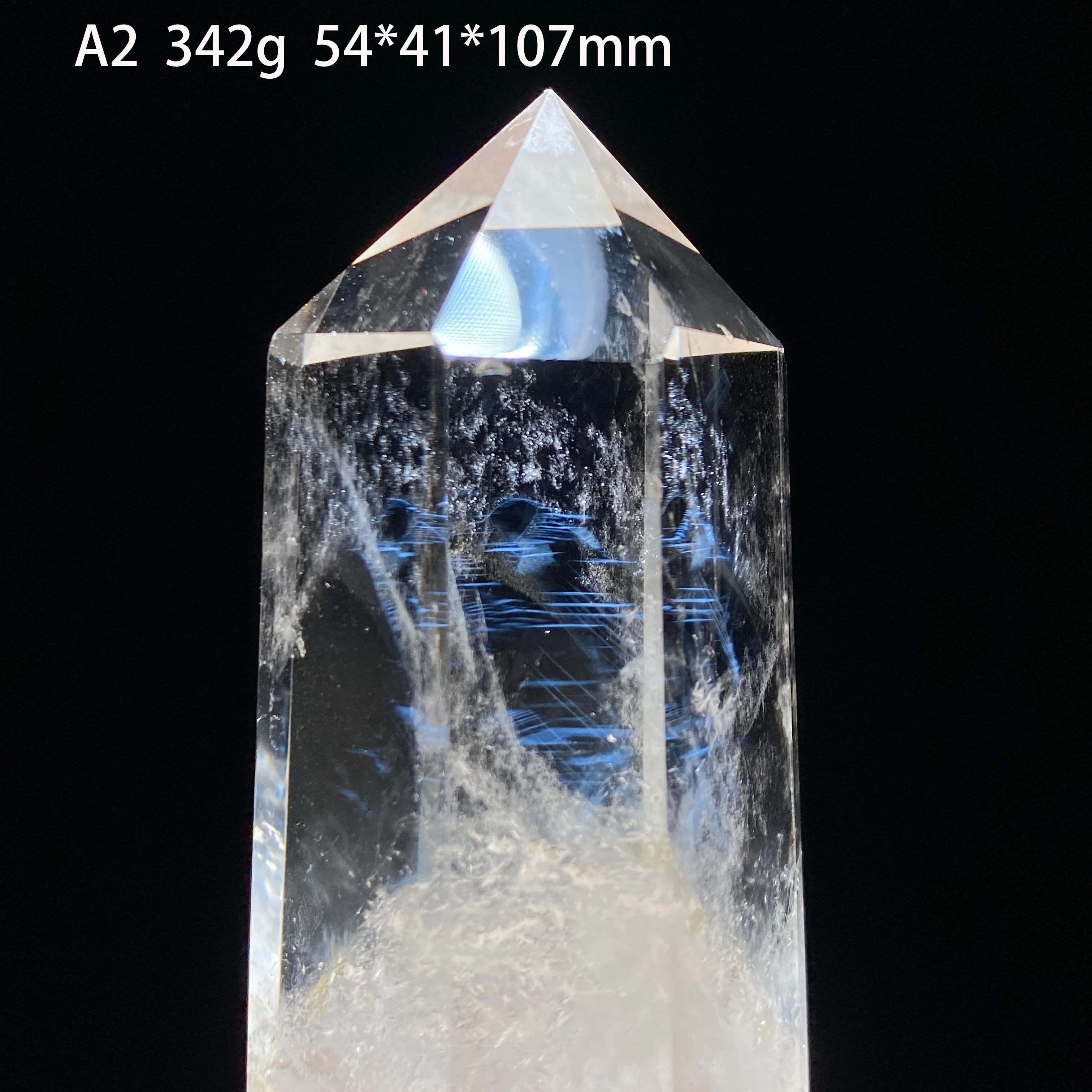 Natural Blue Needle Crystal Tower Raw Quartz Specimen Reiki Healing Home Decor Collection Gift Ornament