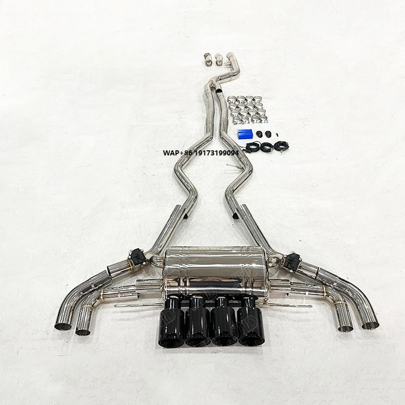 

High Performance Racing Catback Exhaust System for M340i M440i G20 G22 Stainless Steel Valved Pipes, Increases Power & Sound