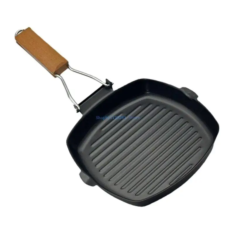 

H05E Dish Pans Steak Pans Refined Iron Texture Suitable for Stovetops Cooking