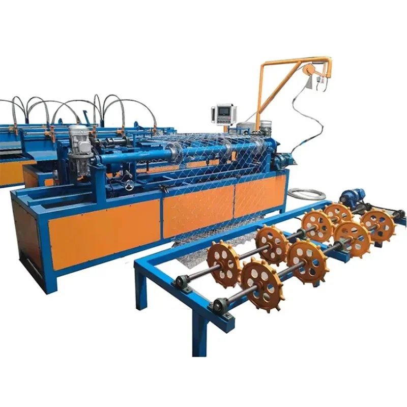 Double Wire &Single Wire Fully Automatic Diamond Mesh Chain Link Fence Making Machine Factory