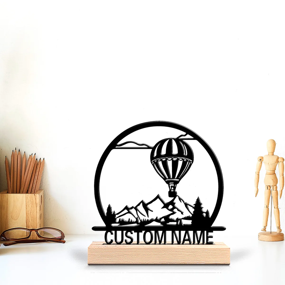 1pc Hot air balloon Customized - đánh giá và giá Art Craft Wood