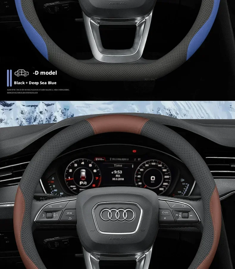 2026 MG Lenkradbezug aus Nappaleder, passend für MG4 EV, MG ZS, MG HS, MG3 Hybrid+, MG5 EV, MGS6 EV, Cyberster Autozubehör – Detail 26