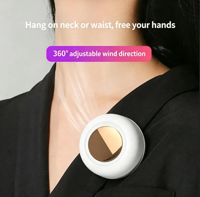 

Bestseller Mini Clip On Fan, Portable Waist-Hang Clip Fan, Handheld Leafless Personal Cooling Fan