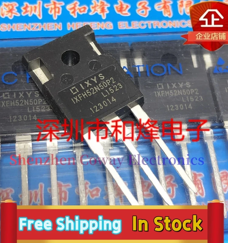 

10PCS-30PCS IXFH52N50P2 TO-247 500V 52A In Stock Fast Shipping