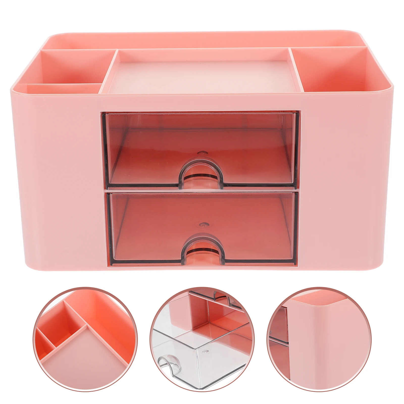 

Drawer Style Desktop Organizer Box Multi Layer Storage Drawers For Office Stationery Files Makeup Accessories Plastic
