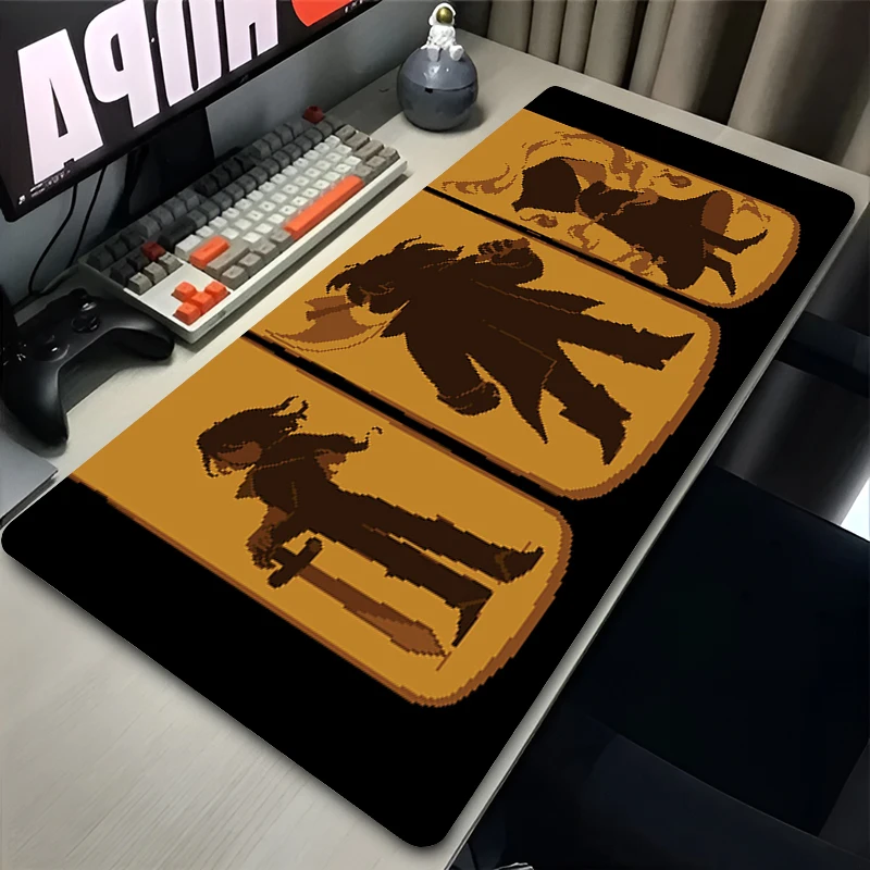 

Anime Mouse Pad PC Kawaii Kris Susie Ralsei Extended Desk Mouse Mat Laptop Pixel Art Game D-deltarune Keyboard Pad Soft Mousepad