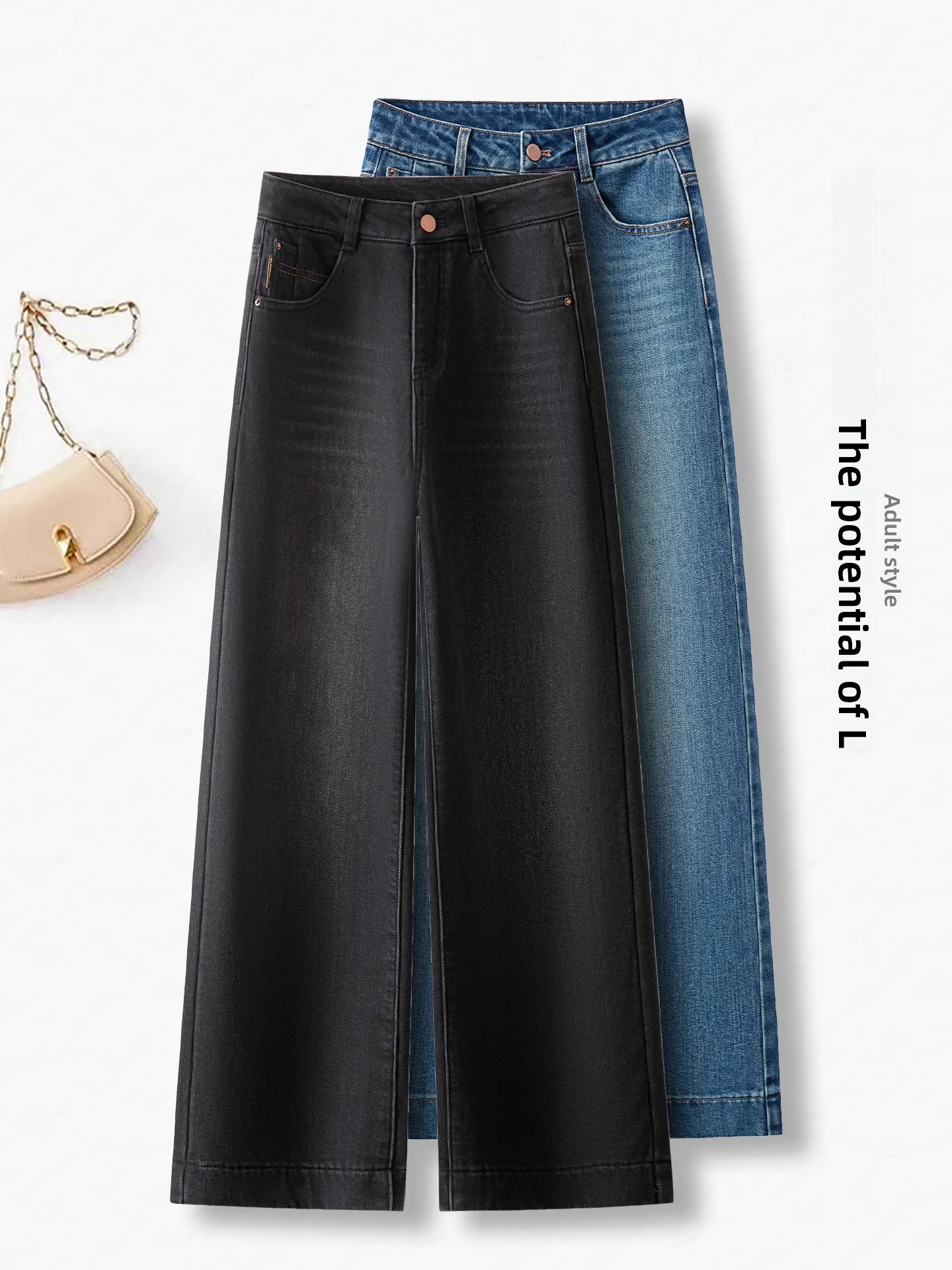 

Джинсы женские с высокой талией, прямые, из денима, весна-осень-зима, новый стиль, ретро, облегающие, повседневные, широкие брюки