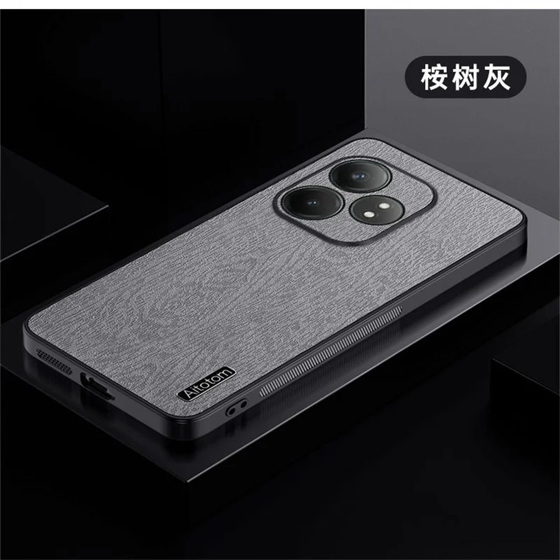 Case For Realme GT6 GT 6T Neo6 SE Luxury Tree Grain Back Anti-fall Lens Full Cover Protection For Realme GT6 GTNeo6 SE