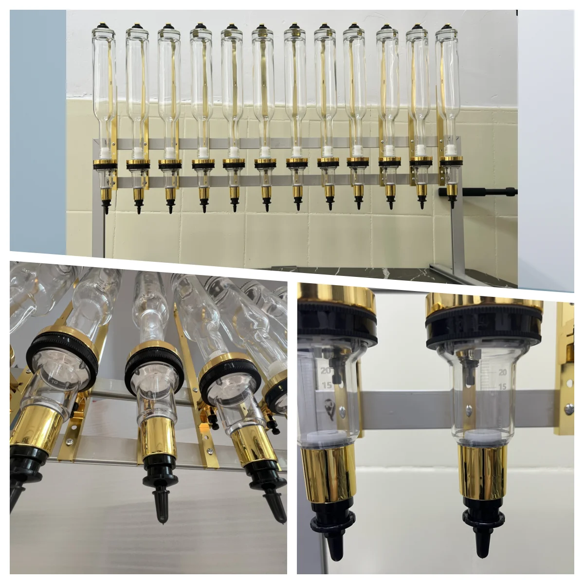 Newly Designed Desktop Wall-Hanging 12 Bottles Perfume Dispenser 375ML/Bottle Liquid Filling Machine for Perfume Bar Cheap