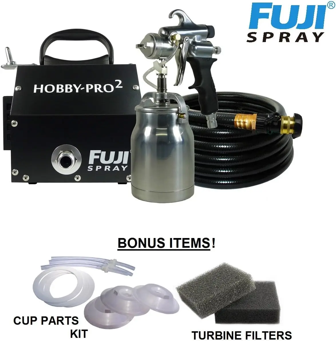 Hobby PRO 2 HVLP Spray System, Bonus Kit, Bonus Filters, 2250