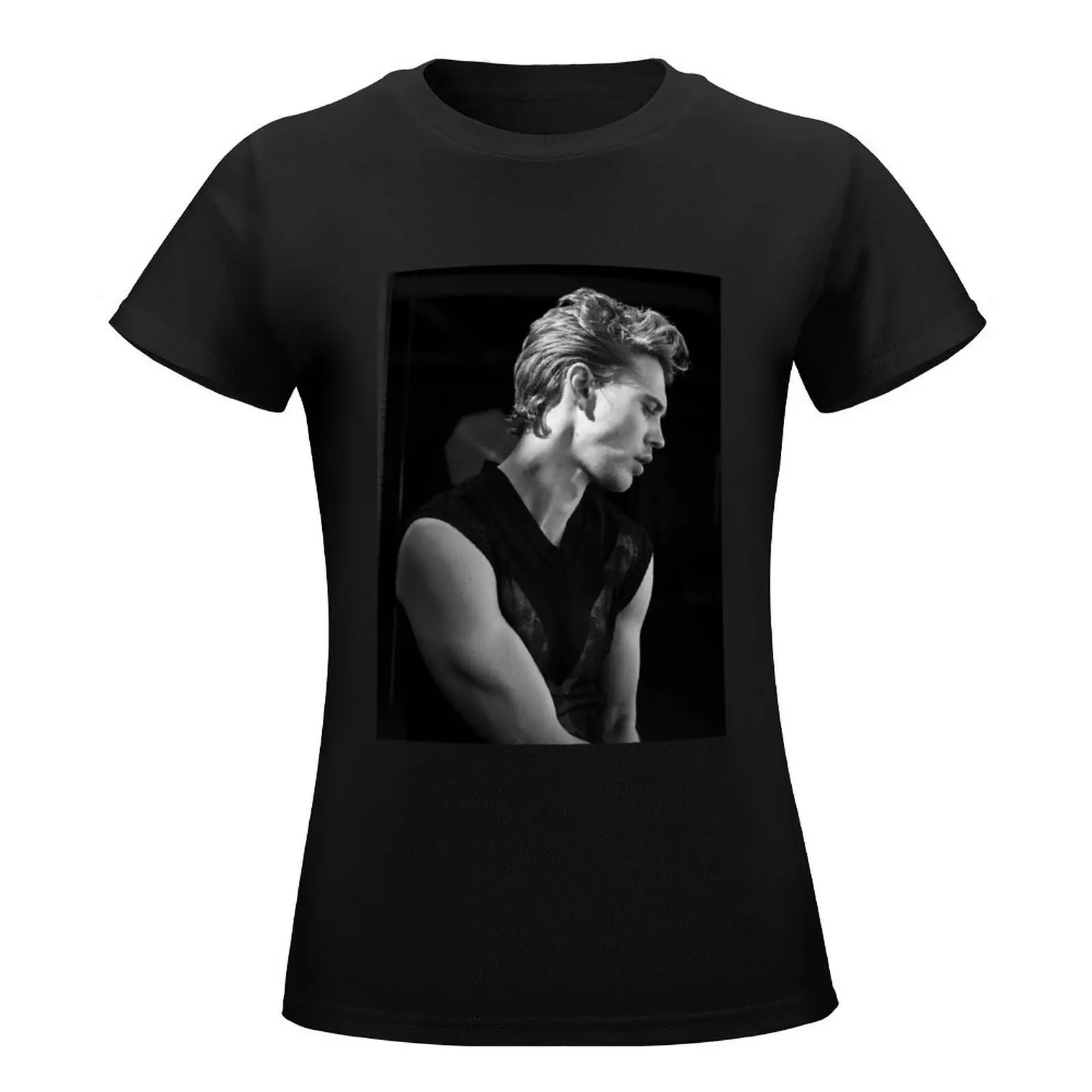 austin butler, T-Shirt Short sleeve tee female cotton t shirts Women