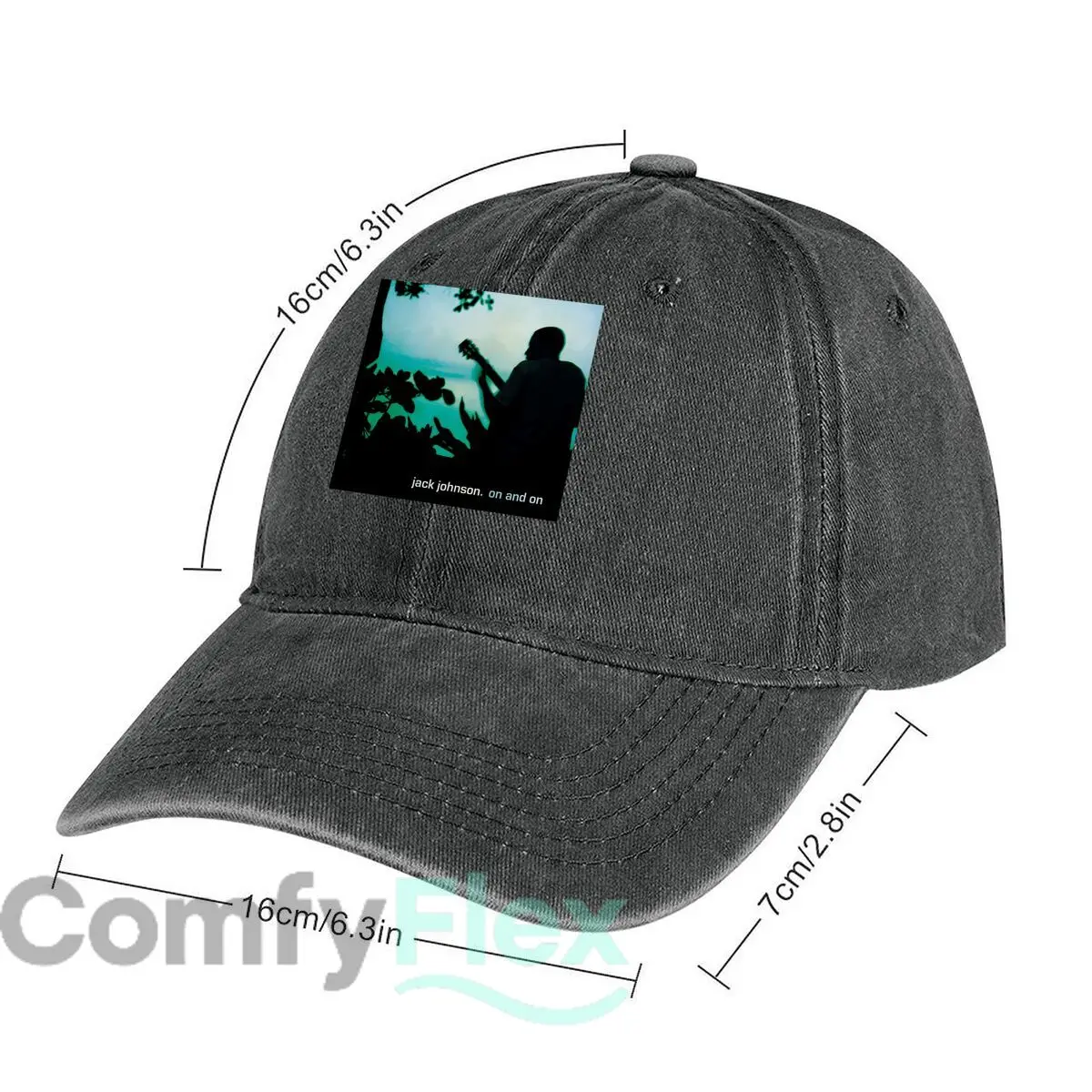 Jack Johnson On and On Album Fashion Washed Baseball Cap Hat Outdoor Activities