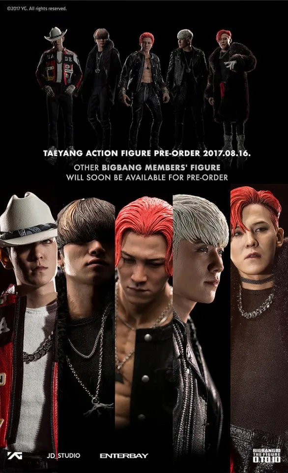متوفر في المخزون EnterBay 1/6 جندي حقوق الإنسان G-DRAGON G.D. الكورية موجة ستار EB دمية BIGBANG عمل نموذج لجسم اللعب جمع