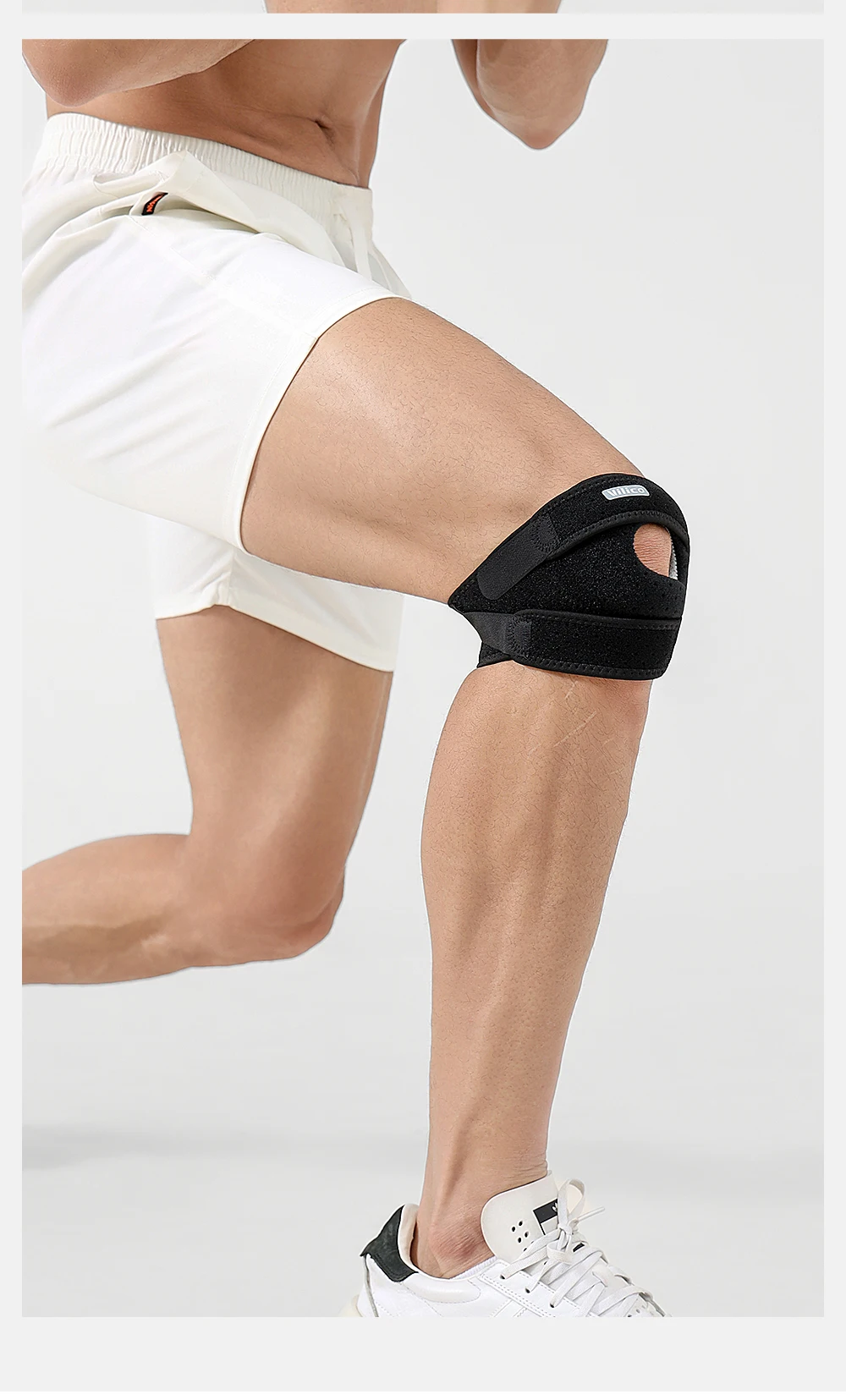 Sport Patella Strap Laufen Springseil Fitness Knieschutz Meniskus Professionelle Ausrüstung Knieschützer – Detail 11